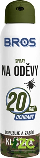 BROS spray til tøj mod flåter 90 ml