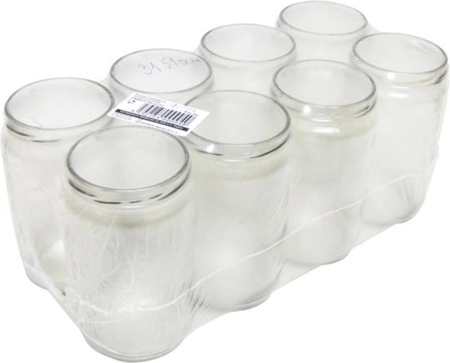 Syltetøjsglas 720 ml med twistlåg, sæt med 8 stk.