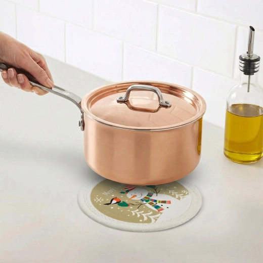 Julebordskåner med snemand