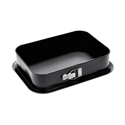 Rektangulær springform 34 × 24 cm, sort