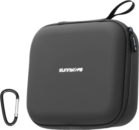 Sunnylife læderetui med netlomme til DJI Neo 2, sort