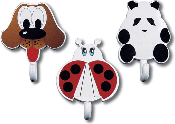 Selvklæbende børnekroge – mix af dyremotiver, 2 stk.