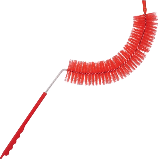 Bøjet børste til damejeanner