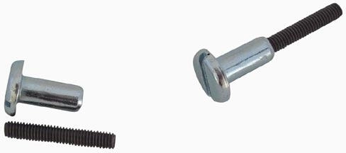 Samlingsbeslag 38 mm af galvaniseret stål, pakke med 50 stk