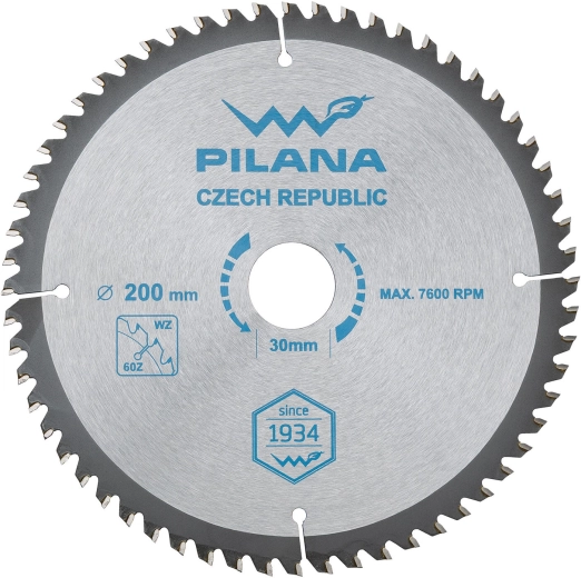 Savklinge PILANA SK 5255 WZ 200 × 2,2 × 30, 60 tænder