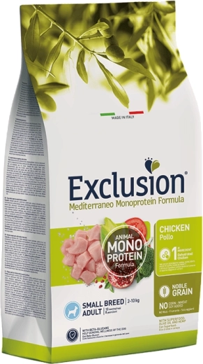 Exclusion Adult Small Breeds kyllinge-foderpiller til små hunde 7 kg