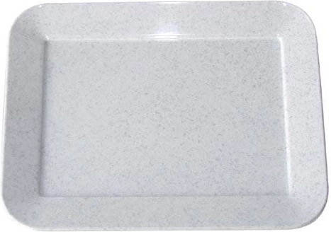 Serveringsbakke i plast 17 × 13 cm marmor