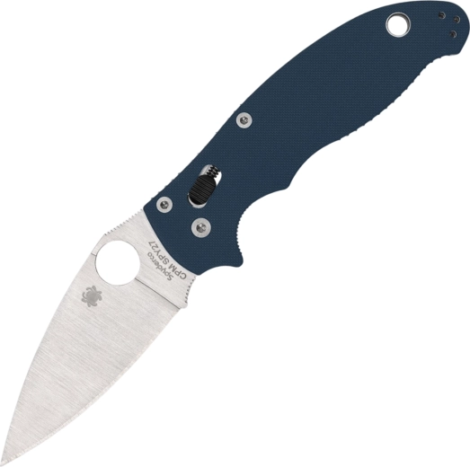 Spyderco Manix 2 Cobalt Blue lommekniv 8,6 cm, satin, G10, blå
