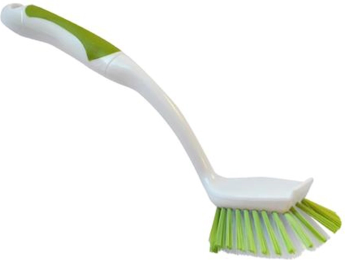 Oval opvaskebørste TORO, hvid‑grøn