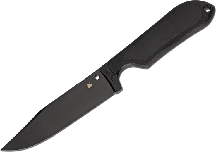 Spyderco Street Bowie taktisk fastbladskniv 12,8 cm helsort