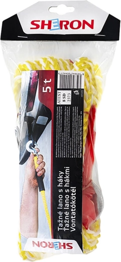 Træktov med kroge 3,5 m × 16 mm, 5000 kg SHERON