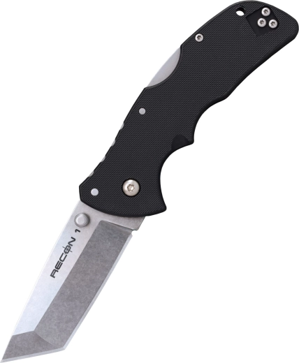 Cold Steel Mini Recon 1 Tanto lommekniv 7,3 cm, sort, Griv-Ex