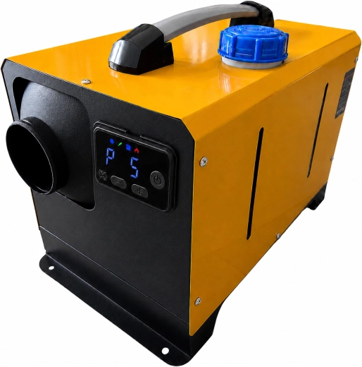 Bærbar diesel-varmluftvarmer 8 kW 12/24 V sæt