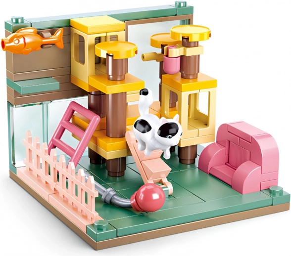 Sluban Mini Byggesæt Kattehjørne