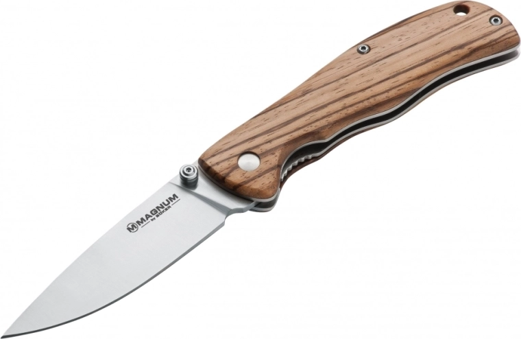 Foldekniv Magnum Backpacker, 8,6 cm, træhåndtag