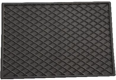 Gummimåtte 30 × 40 cm, sort