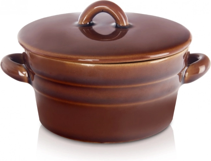 Keramisk gryde med låg 340 ml