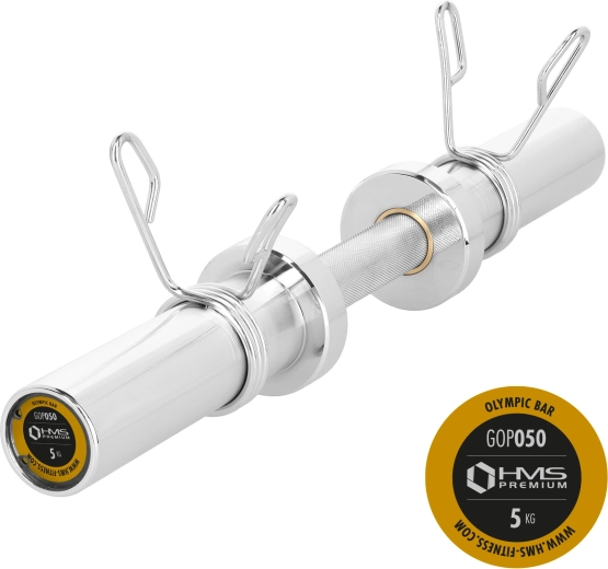 Håndvægt olympisk stang HMS 50 cm, 5 kg