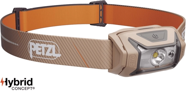 Genopladelig pandelampe Petzl Tikka Core brun