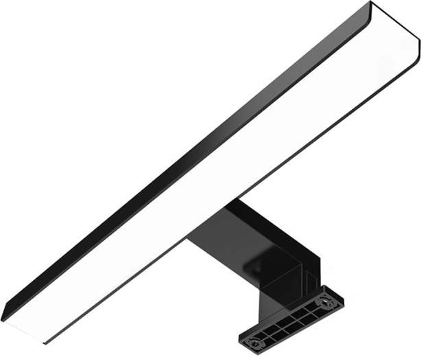 Solight LED-badeværelsesbelysning over spejl 3-i-1 7 W 4000 K IP44 40 cm sort