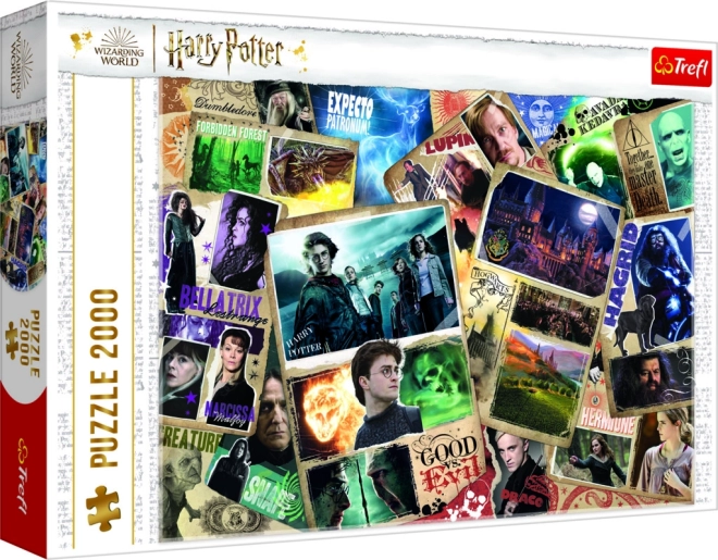 Puslespil 2000 brikker Harry Potter Helte
