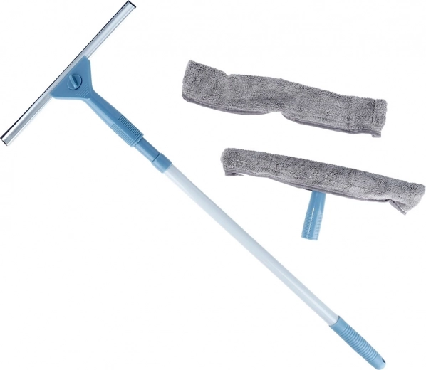 Teleskopisk vinduesvasker med skraber 50–95 cm, 4-delt sæt