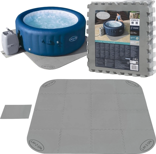 Bestway beskyttelsesmåtte til LAY‑Z‑SPA puslespil 196 × 196 cm