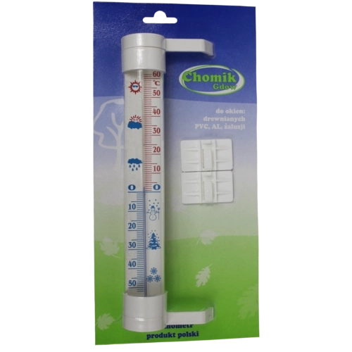 Udendørs vinduestermometer TERDENS med klæbemontering