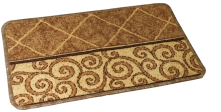 Badeværelsesmåtte Milano 40 × 66 cm med skridsikker underside