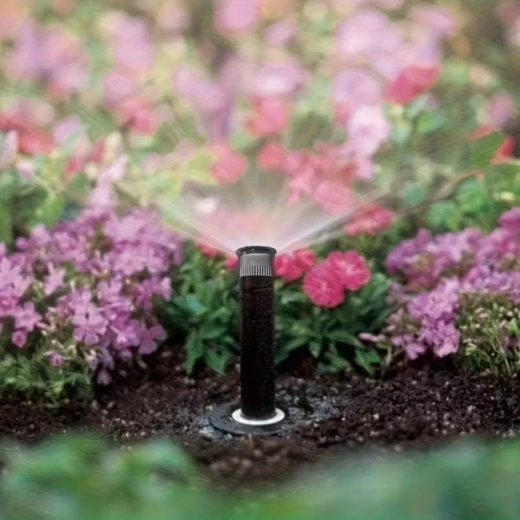 Sæt med 5 udtrækkelige roterende sprinklere 360° med rækkevidde 5,7 m