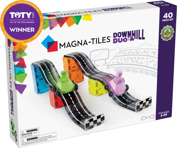 Magna-Tiles magnetisk byggesæt Downhill Duo (40 dele)