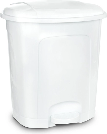 Affaldsspand med pedal 3 l hvid