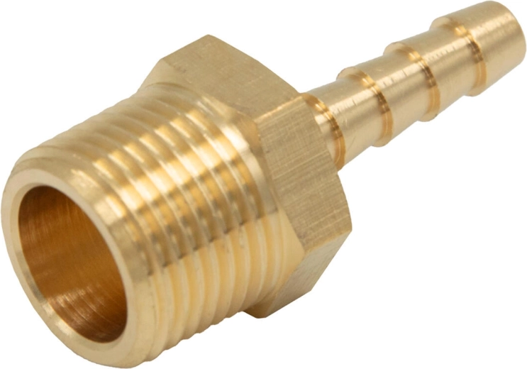 Udvendig nippel 3/8" til slange 6 mm