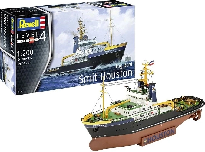 Plastikmodel af skibet Smit Houston 1:200