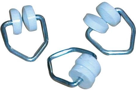 T-løber til gardiner til metal-skinner (25 stk.)