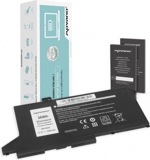 Movano-batteri til Dell Latitude 5520/5420 og Precision 3560, 36 Wh