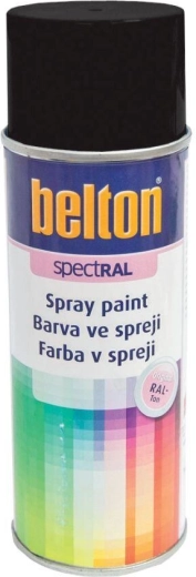 Spraymaling BELTON RAL 9005 mat sort 400 ml