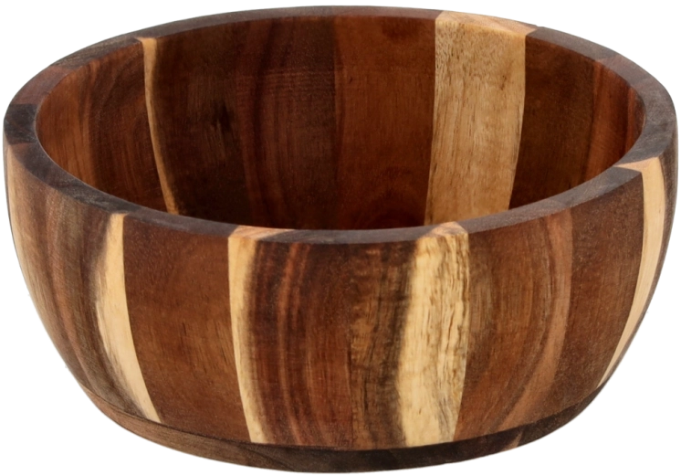 Træskål af akacietræ 20 cm