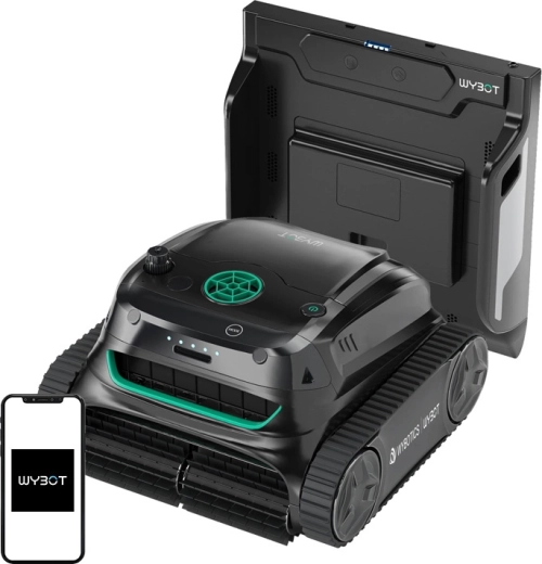 Trådløs robotpoolrenser WYBOT S2 Pro med undervandsopladning