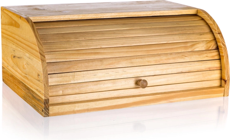 Brødkasse i fyrretræ 40 × 27,5 × 16,5 cm, lys