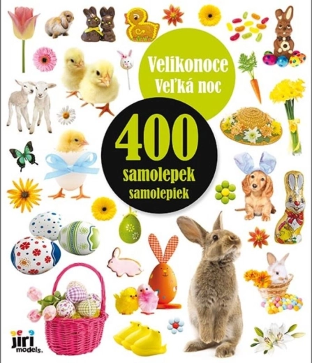 Påskeklistermærker – 400 stk. med sjove motiver