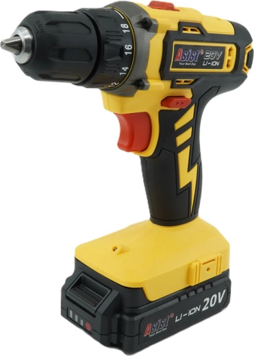 Akku boremaskine 20 V 1,5 Ah med batteri og oplader ASIST