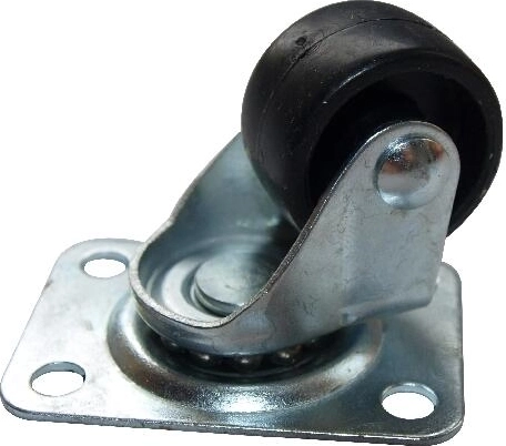 Drejelige møbelhjul 25 mm, sæt med 4 stk.