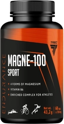Trec Endurance Magne‑100 Sport 60 kapsler