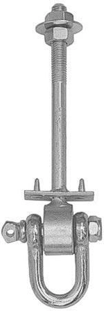 Gynge krog M12 × 130 mm, bæreevne 70 kg