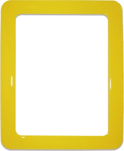 Magnetisk selvklæbende ramme i størrelsen 19,0 x 23,8 cm – gul