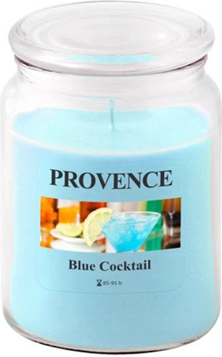 Duftlys i glas PROVENCE Blue Cocktail 95 timer