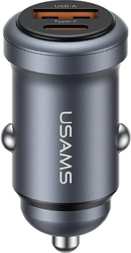 Bilhurtiglader USAMS 30 W USB-A og USB-C