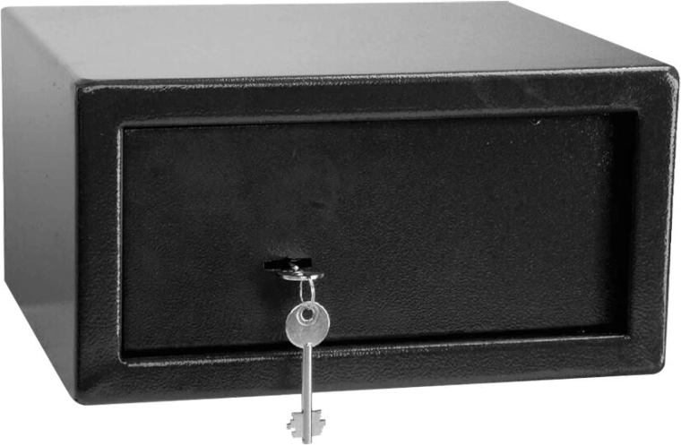 Pengeskab med nøgle 31 × 17 × 28 cm