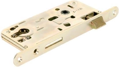Sikkerhedsmortisecylinderlås K102, 90/80, højre/venstre, hvid zink